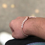 Zircon Hip Hop Bracelets Men Jewelry Cubic Micro Pave CZ Charm Braided
