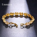 Geometric Multicolor Bracelet With Shining CZ for Female