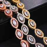 Geometric Multicolor Bracelet With Shining CZ for Female