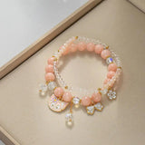 Linna Bell Multilayer Crystal Bracelet Charm Jewelry