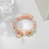 Linna Bell Multilayer Crystal Bracelet Charm Jewelry