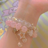 Linna Bell Multilayer Crystal Bracelet Charm Jewelry