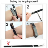Sport Silicone Anti-Static Wristband Adjustable Bracelet