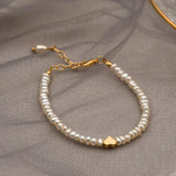 Natural Freshwater Pearl Bracelet for Woman Chain Cuff Bracelet