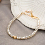 Natural Freshwater Pearl Bracelet for Woman Chain Cuff Bracelet