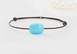 925 Sterling Silver Tag Crystal Bracelet Women Gift