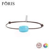 925 Sterling Silver Tag Crystal Bracelet Women Gift