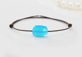 925 Sterling Silver Tag Crystal Bracelet Women Gift