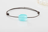 925 Sterling Silver Tag Crystal Bracelet Women Gift