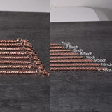 Copper Bracelet Chain Link Anti-scratch 6mm Bracelets