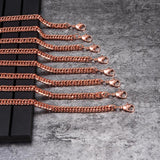 Copper Bracelet Chain Link Anti-scratch 6mm Bracelets