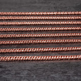 Copper Bracelet Chain Link Anti-scratch 6mm Bracelets