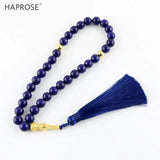 Lapis Lazuli Stone Rosary 33 99 Muslim Tasbih Eid Gift For Man