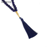 Lapis Lazuli Stone Rosary 33 99 Muslim Tasbih Eid Gift For Man
