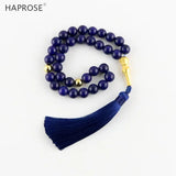 Lapis Lazuli Stone Rosary 33 99 Muslim Tasbih Eid Gift For Man