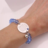 Muslim Baby Bracelet with Ayatul Kursi Crystal Beads