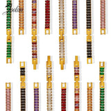 Waterproof Zircon Bracelet for Women Stainless Steel