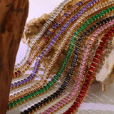 Waterproof Zircon Bracelet for Women Stainless Steel