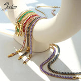 Waterproof Zircon Bracelet for Women Stainless Steel