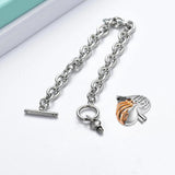 Heaven Heart Locket Bracelet - Memorial Cremation Jewelry
