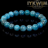 Natural Stone Bracelet Apatites Beads Jewelry Gift Men Women 6 8 mm