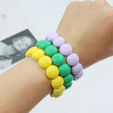 Enamel Macaron Women's Bracelet Bohemian Style DIY Bangle