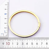 Nidin Light Candy Geometric Enamel Bangle for Women