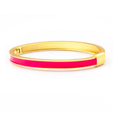 Nidin Light Candy Geometric Enamel Bangle for Women
