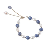 Baroque Stone Natural Pearl Bracelet Wedding Girl Accessories