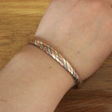 Tibetan Copper Braided Cuff Bracelet Adjustable for Woman