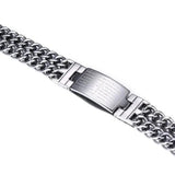Men's Stainless Steel Scripture Cross Bangle Bracelet