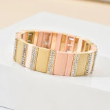 Bohemian Friendship Bracelet Stackable Enamel Charm Beads Crystal