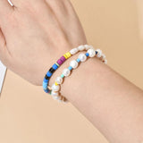 Bohemian Freshwater Pearl Bracelet Beads Colorful Pulseras