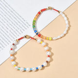 Bohemian Freshwater Pearl Bracelet Beads Colorful Pulseras