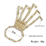 Steam Punk Bracelet For Men Women Gothic Hand Skull Skeleton Bone Hand Finger