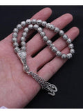 Ottoman Persian Crescent Moon Star Amulet Prayer 33 beads tasbih bracelets