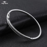 Vintage Silver Plated Buddha Bracelet for Women