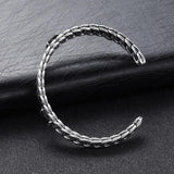 Vintage Silver Plated Buddha Bracelet for Women