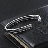 Vintage Silver Plated Buddha Bracelet for Women