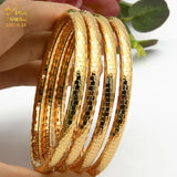 Dubai Plated Bangles Jewelry Bracelet For Women