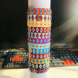 Lucky Eye Braided Colorful Eye Bracelet Enamel Tile Bracelet For Women Girl