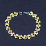 Leaf Shape CZ Crystal Stone Wedding Bracelets & Bangle For Brides