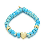 Natural Stone Stretchy Friendship Bracelet Women?s Gift