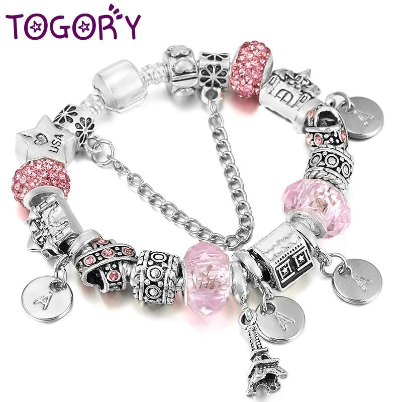 Noble Charm Bracelet Silver Snake Chain Women Jewelry