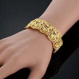 Goth Vintage Leaf Chain Link Bracelet Retro Jewelry