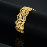 Goth Vintage Leaf Chain Link Bracelet Retro Jewelry