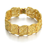 Goth Vintage Leaf Chain Link Bracelet Retro Jewelry
