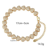 Boutique Heart Bracelet for Women Jewelry Copper Plated