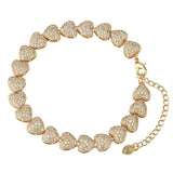 Boutique Heart Bracelet for Women Jewelry Copper Plated