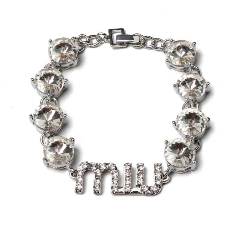Punk Miuu Rhinestone Bracelet for Women